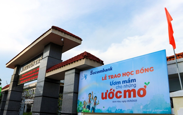 Sacombank ươm mầm cho những ước mơ - chung tay vun đắp thế hệ trẻ - Ảnh 3.