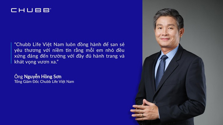 Chubb Life tiếp sức đến trường cho hàng ngàn học sinh khó khăn  - Ảnh 2.