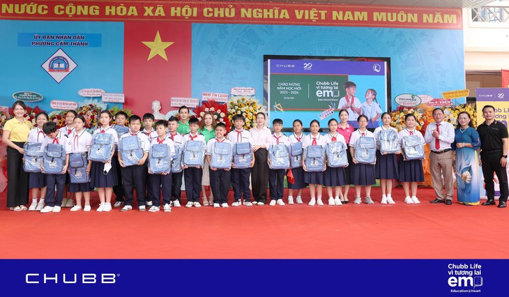 Chubb Life tiếp sức đến trường cho hàng ngàn học sinh khó khăn  - Ảnh 3.