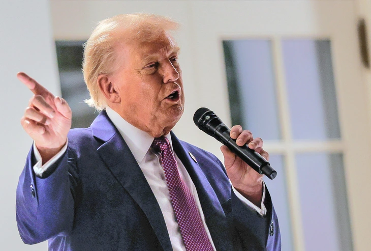 Ông Trump sẽ dự khán trận chung kết US Open giữa Sinner và Alcaraz - Ảnh 1.