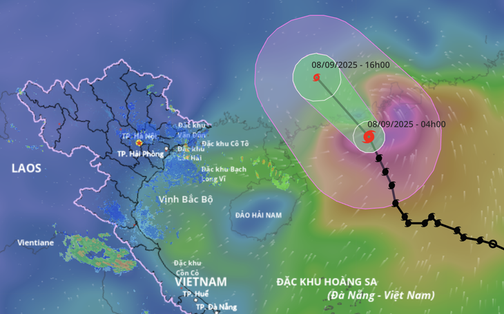 Bão số 7 đổ bộ vào Trung Quốc, miền Bắc mưa lớn  - Ảnh 3.