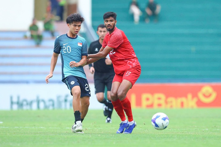 Singapore 'muối mặt' rời U23 châu Á 2026 với 3 trận toàn thua - Ảnh 1.