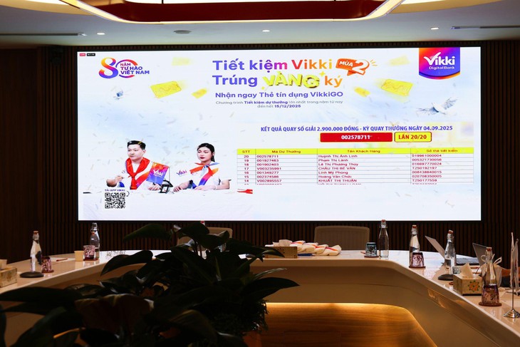 ‘Tiết kiệm Vikki trúng VÀNG ký’ với 29 phần quà giá trị - Ảnh 3.