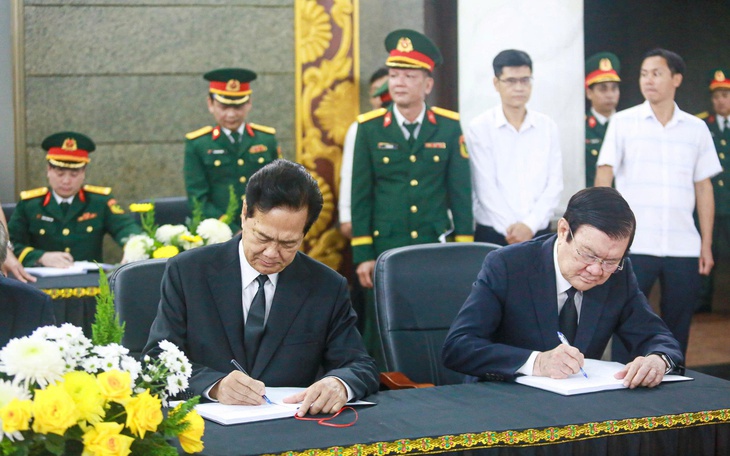 Truy điệu Đại tướng Lê Văn Dũng, đưa linh cữu về quê nhà - Ảnh 4.