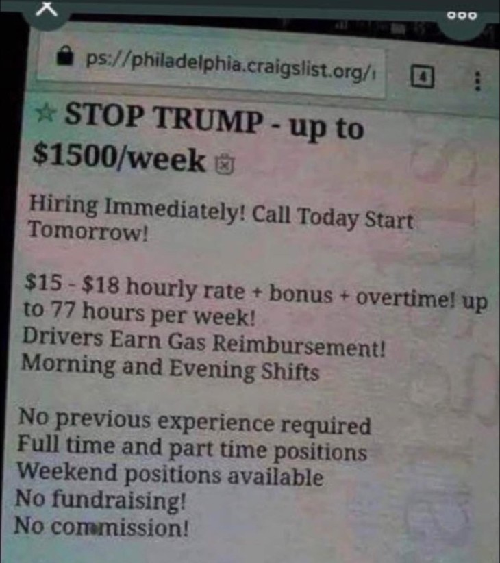 Ảnh tuyển người biểu tình chống Tổng thống Trump lan truyền rầm rộ, sự thật là gì?  - Ảnh 2.