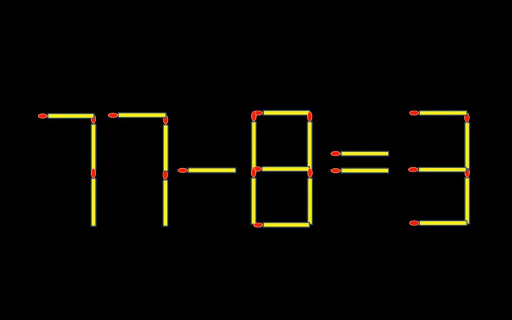 Thử tài IQ: Di chuyển một que diêm để 6-6=1 thành phép tính đúng - Ảnh 7.
