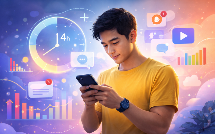 Điện thoại 'nuôi' trẻ, nhiều hậu quả khó lường - Ảnh 4.