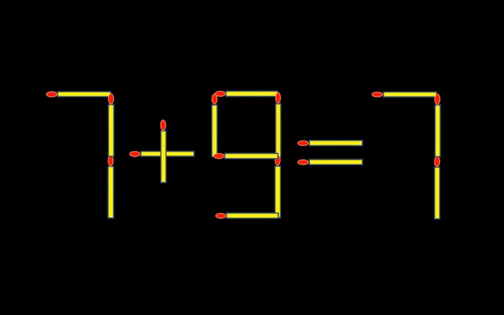 Thử tài IQ: Di chuyển một que diêm để 3+4=1 thành phép tính đúng - Ảnh 7.