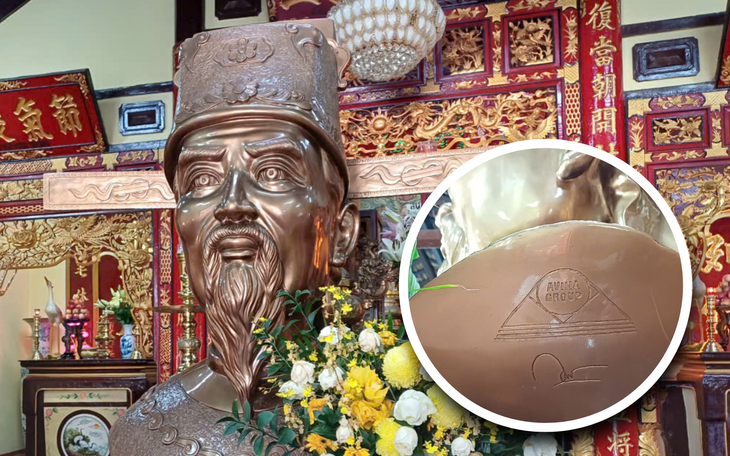 An Giang: Kiểm tra thông tin tượng thần Thoại Ngọc Hầu có tên, logo và chữ ký - Ảnh 5.