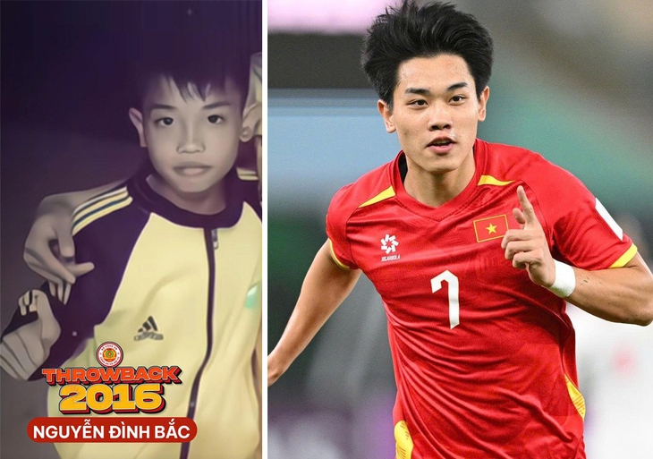 Đình Bắc trông thế nào khi CLB CAHN đu trend #throwback2016? - Ảnh 1.