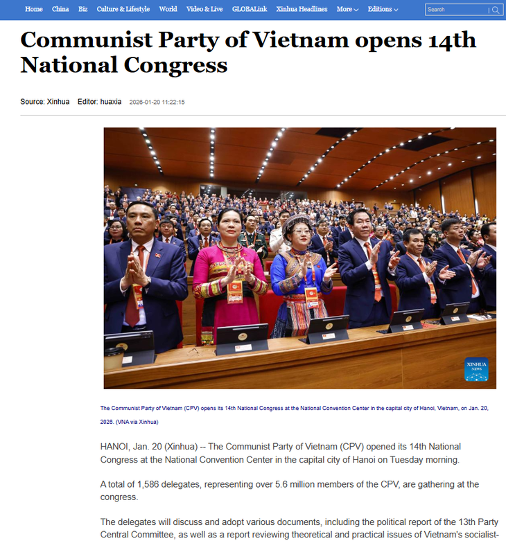 Truyền thông quốc tế: Đại hội XIV mở 'cơ hội vàng' để Việt Nam tăng tốc và bứt phá - Ảnh 4.