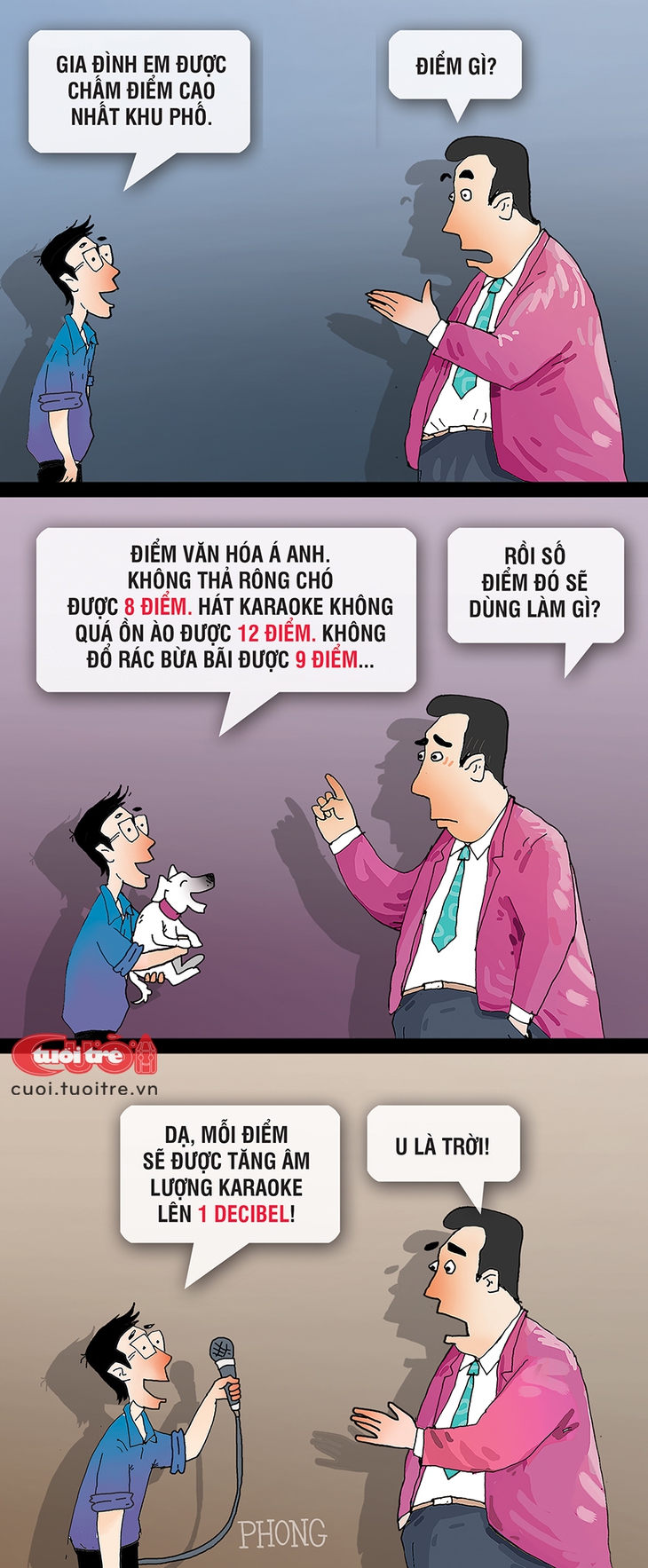 Gia đình em có điểm cao nhất khu phố, tha hồ hát karaoke - Ảnh 1.