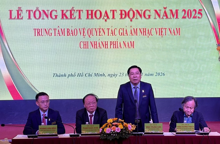 Trung tâm Bảo vệ quyền tác giả thu hơn 424 tỉ đồng năm 2025 - Ảnh 1. Trung tâm Bảo vệ quyền - Ảnh 1.