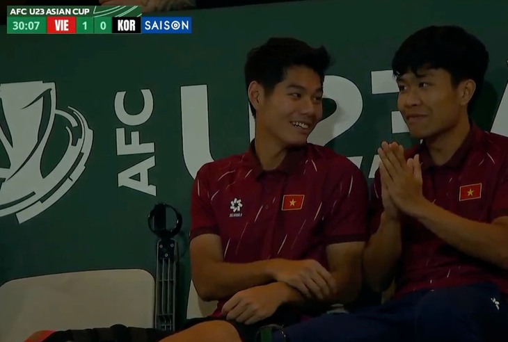 Quốc Việt tri ân Hiểu Minh ở trận gặp U23 Hàn Quốc - Ảnh 3.
