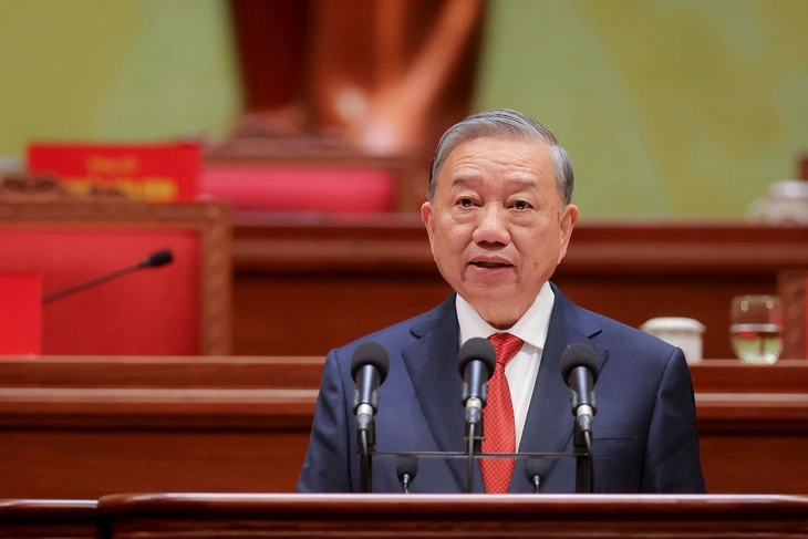 Tổng Bí thư Tô Lâm: Trung ương Đảng sẽ làm việc với tinh thần nêu gương cao nhất, nói đi đôi với làm - Ảnh 1.