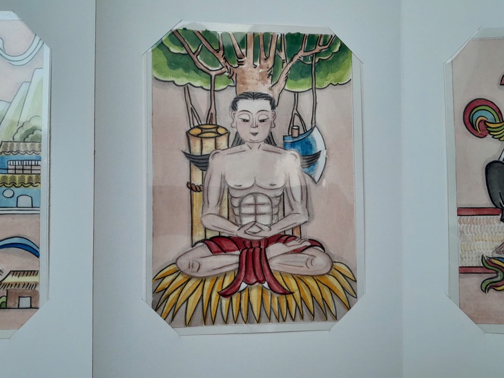 Ra mắt bộ tarot vẽ tay bằng màu nước: Tái hiện thần tích, truyện cổ Việt Nam - Ảnh 2.