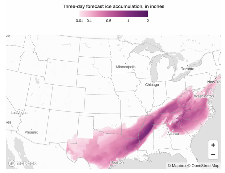 Hơn 100.000 hộ mất điện, 13.000 chuyến bay bị hủy trong bão mùa đông quét khắp nước Mỹ - Ảnh 4. bão mùa đông - Ảnh 4.
