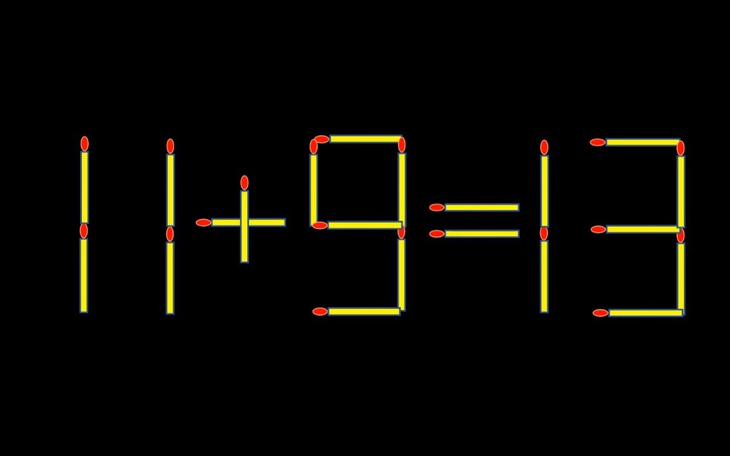 Thử tài IQ: Di chuyển một que diêm để 3+11=7 thành phép tính đúng - Ảnh 7.