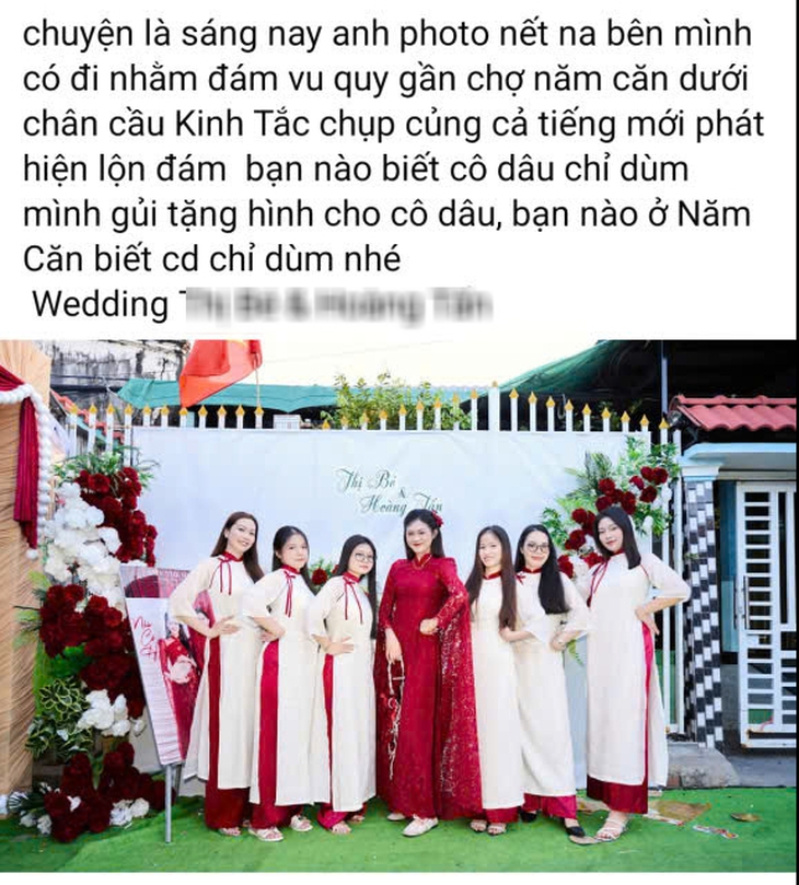 Sự cố hy hữu: Thợ chụp nhầm ảnh cưới, chủ studio lên mạng tìm cô dâu - Ảnh 2.