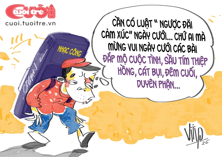 Nhạc công đề xuất luật cho... đám cưới - Ảnh 1.