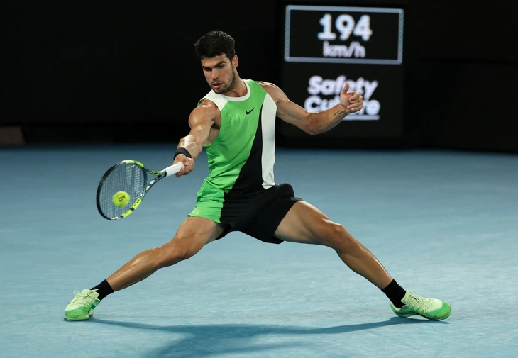 Alcaraz lần đầu vào bán kết Giải Úc mở rộng 2026 - Ảnh 1.