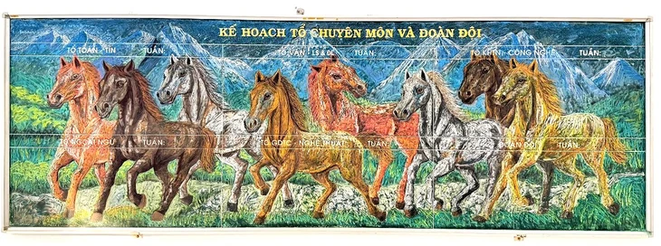 Cô giáo dạy mỹ thuật tiếp tục gây sốt vì vẽ linh vật ngựa quá 'thần thái' - Ảnh 1. Cô giáo dạy mỹ thuật tiếp tục gây sốt vì vẽ linh vật ngựa quá 'thần thái' - Ảnh 1.