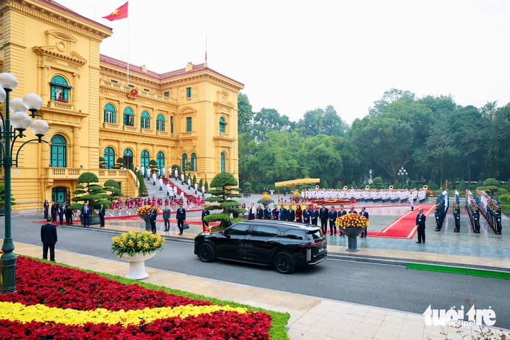 Chủ tịch nước Lương Cường chủ trì lễ đón chính thức Chủ tịch Hội đồng châu Âu - Ảnh 2.