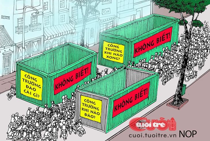 Đào đường dai dẳng, 'đào' chạm đến sinh kế của người dân - Ảnh 1.