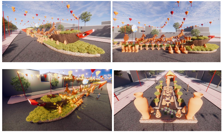 Chợ hoa xuân Trên bến dưới thuyền Tết Bính Ngọ 2026 có gì đặc biệt? - Ảnh 2. Trên bến dưới thuyền - Ảnh 2.