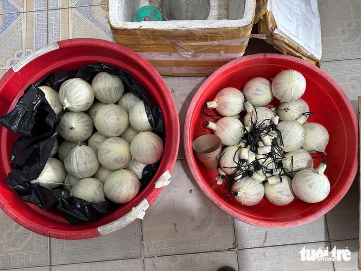 Triệt phá xưởng sản xuất pháo ngụy trang là kho phân bón - Ảnh 7.