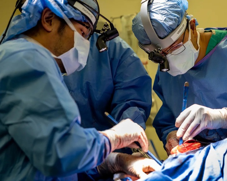 Bệnh nhân sống sót 48 giờ dù không còn phổi - Ảnh 1.