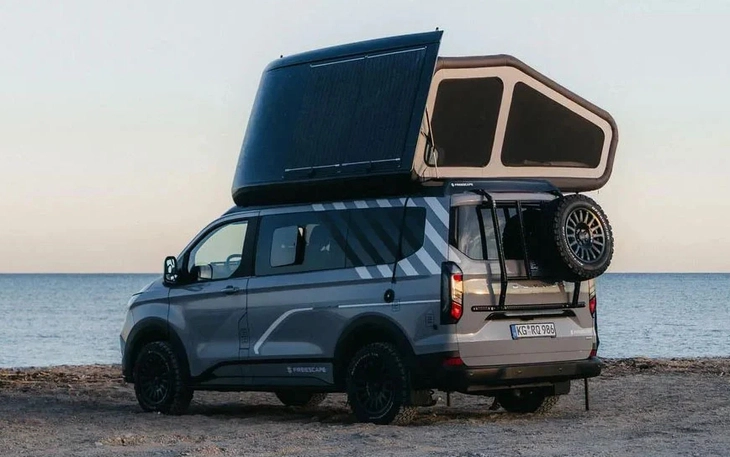 Nhà di động thiết kế siêu độc: Phòng tắm cũng là tủ, nóc xe thành bàn làm việc - Ảnh 24.