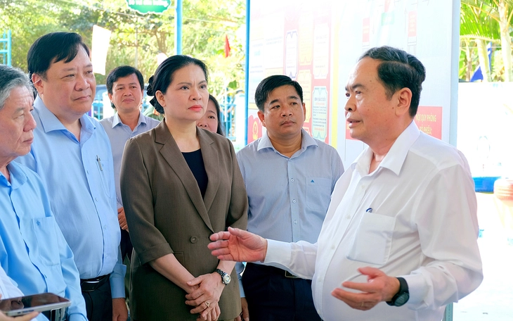 Chủ tịch Quốc hội Trần Thanh Mẫn: Cần bố trí các khu vực bỏ phiếu hợp lý gần dân, thuận đường - Ảnh 3.