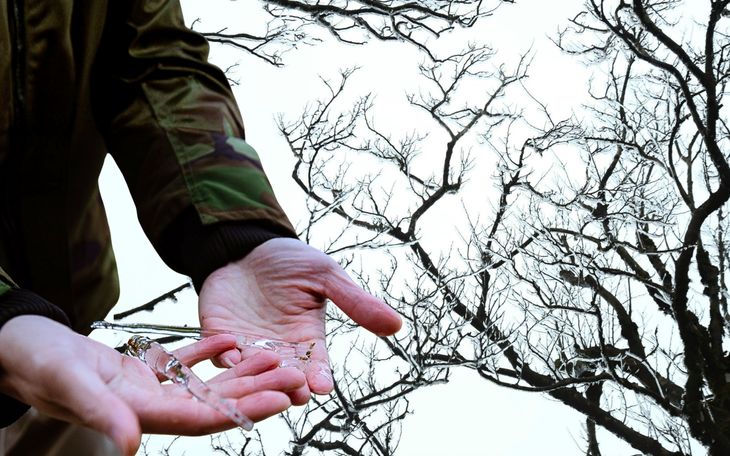 TP.HCM: Gió đông bắc gây sóng cao 5,5m, đất liền mưa trái mùa - Ảnh 2.