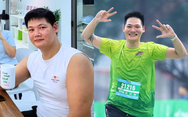 Từng nặng hơn 100kg, người đàn ông Hà Nội giảm 23kg và truyền cảm hứng cho mẹ - Ảnh 2.