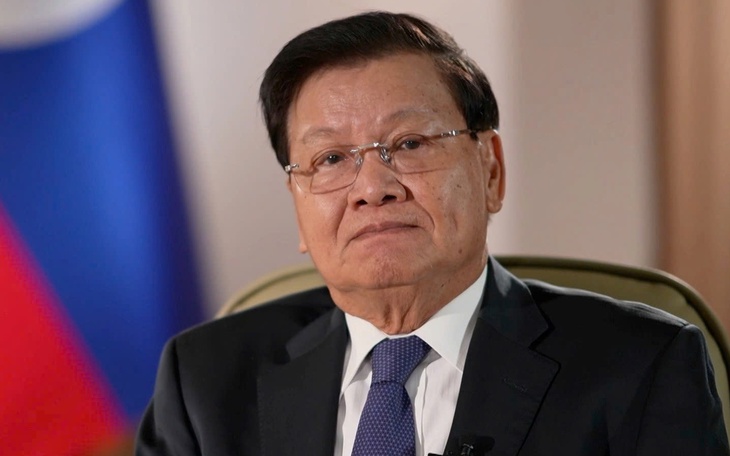 Tổng Bí thư Tô Lâm chúc mừng Tổng Bí thư Đảng Nhân dân cách mạng Lào Thongloun Sisoulith - Ảnh 4.