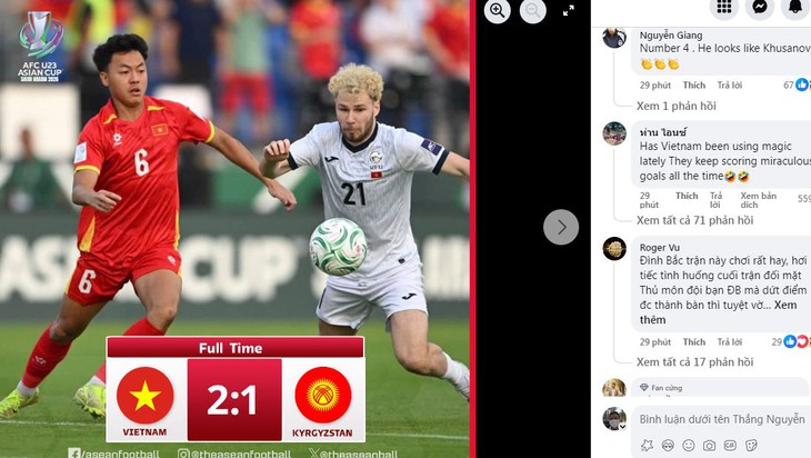 CĐV châu Á khen U23 Việt Nam đá giống Hàn Quốc, có tiềm năng vô địch