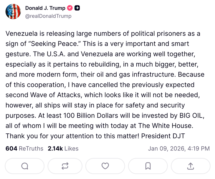 Ông Trump tuyên bố hủy đợt tấn công Venezuela thứ 2 - Ảnh 2. Venezuela - Ảnh 2.