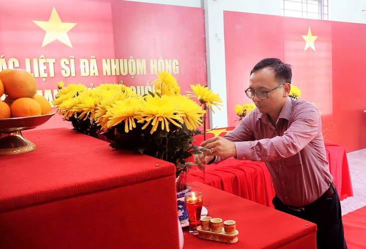 Tìm thấy hài cốt 3 liệt sĩ gần bệnh xá thời chiến tại Quảng Ngãi - Ảnh 3.