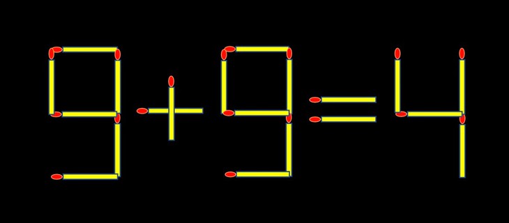 Thử tài IQ: Di chuyển một que diêm để 4+21=6 thành phép tính đúng - Ảnh 2.
