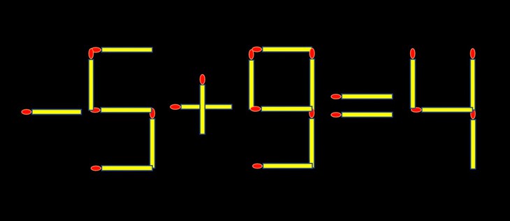 Thử tài IQ: Di chuyển một que diêm để 4+21=6 thành phép tính đúng - Ảnh 1.