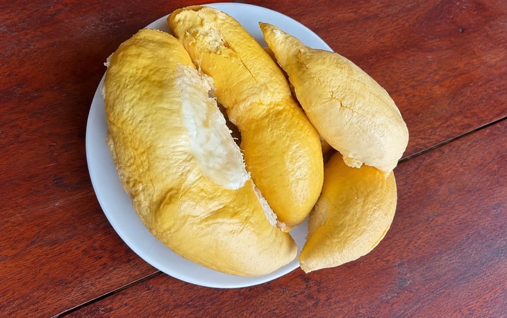 Dân Quảng Trị trồng thử sầu riêng, chất lượng trái ngang ngửa 'bản gốc' - Ảnh 4.