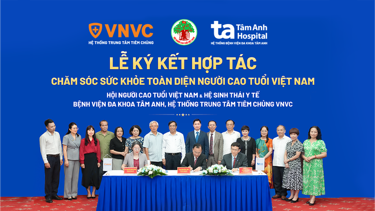 Tâm Anh - VNVC hợp tác với Hội Người cao tuổi vì mục tiêu sống khỏe - Ảnh 1.