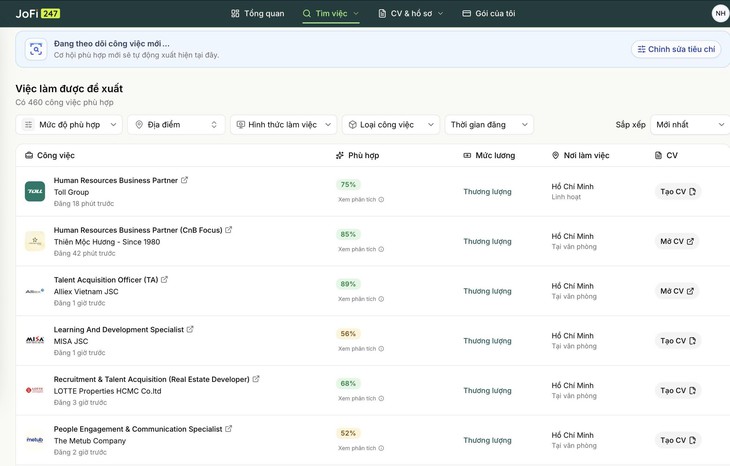 Tuổi Trẻ Startup Award: Tải CV một lần lên JOFI AI, AI sàng lọc hàng trăm cơ hội việc làm phù hợp - Ảnh 7.