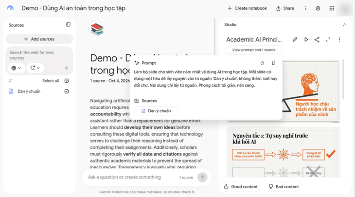 Cách dùng AI tạo slide thuyết trình bằng câu lệnh - Ảnh 7.