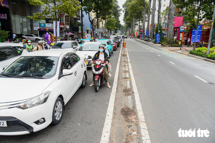 Một số đoạn Nguyễn Thị Minh Khai, Cách Mạng Tháng Tám ở TP.HCM đã thành đường một chiều làm metro số 2 - Ảnh 5.