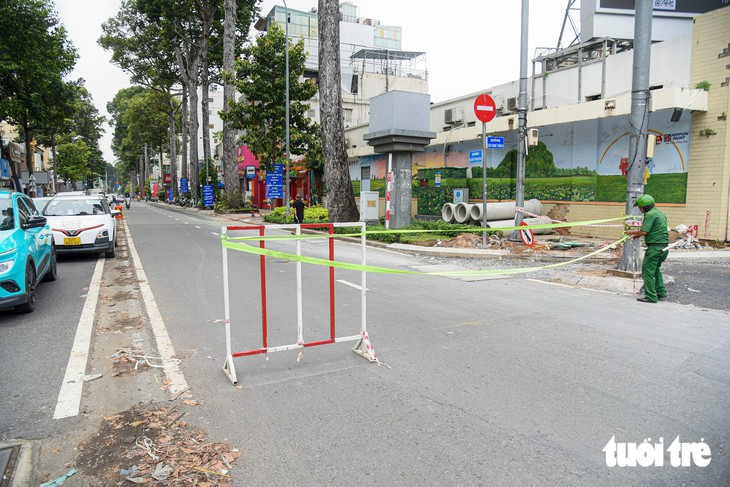 Một số đoạn Nguyễn Thị Minh Khai, Cách Mạng Tháng Tám ở TP.HCM đã thành đường một chiều làm metro số 2 - Ảnh 6.