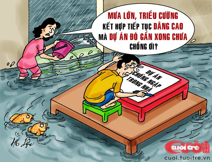 (Nháp) Chống ngập chưa xong, nước đã kịp lên lịch hẹn - Ảnh 1.