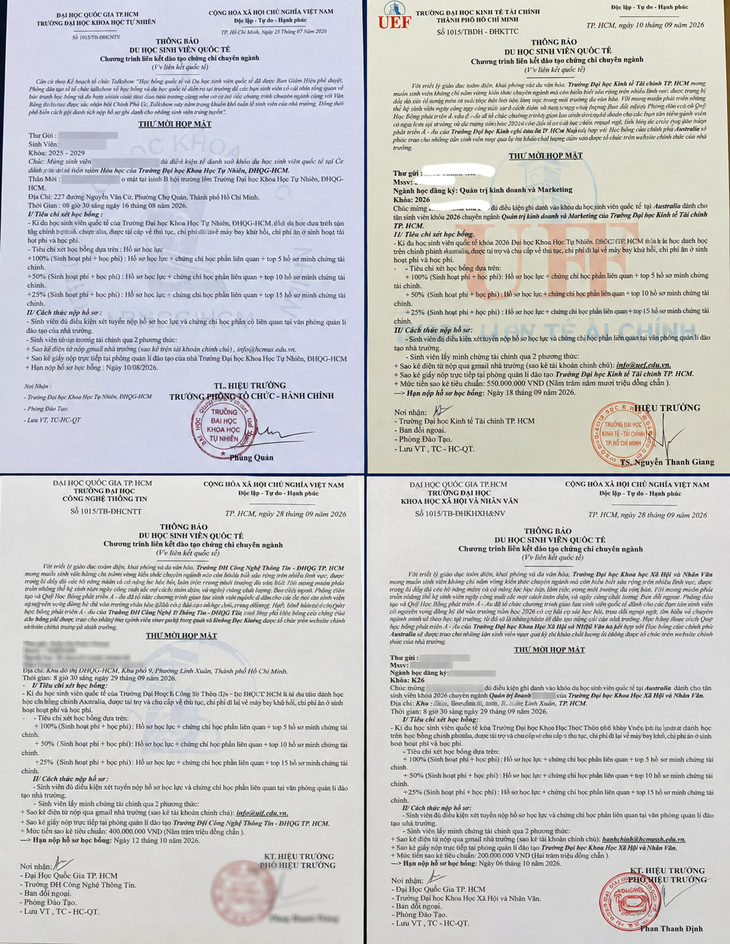 Nhận thông báo học bổng, du học, sinh viên cần làm gì để tránh mất hàng trăm triệu đồng? - Ảnh 2.