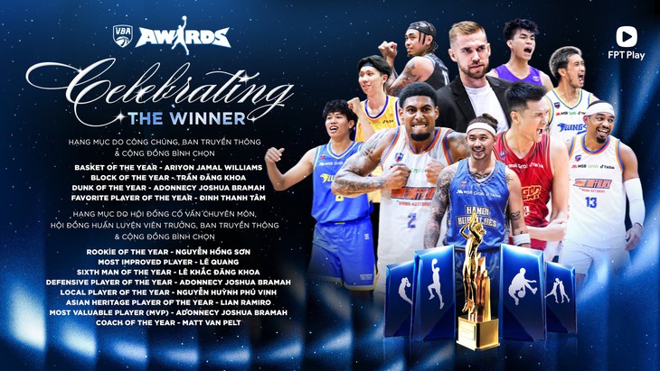 Hanoi Buffaloes 'bội thu' ở VBA Awards 2026 - Ảnh 1.